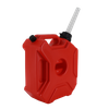 Off-road Fuel Tank 5L Red with White Tube