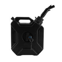 Off-road Fuel Tank 5L Black with Lock and Black Tube