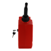 Off-road Fuel Tank 5L Red with Lock and Black Tube