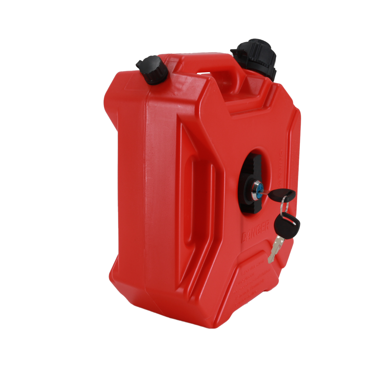 Off-road Fuel Tank 5L Red with Lock and Black Tube
